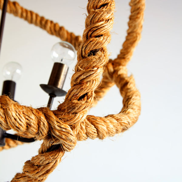 Amberg - Rope covered Hanging Light