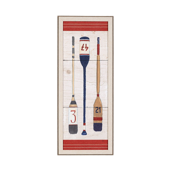 Nautique X - Paddle Painting on Wood