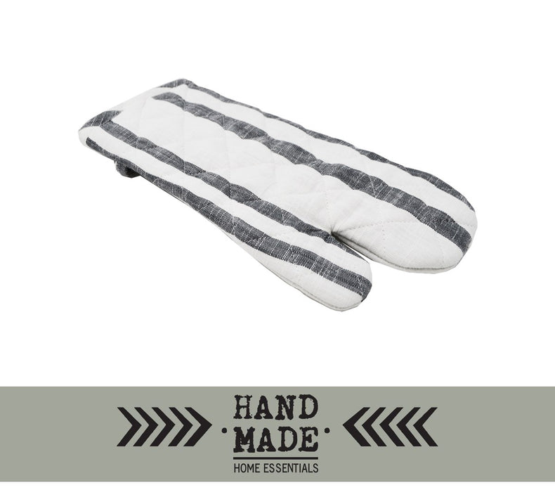 GRAY STRIPES - S/2 OVEN MITS