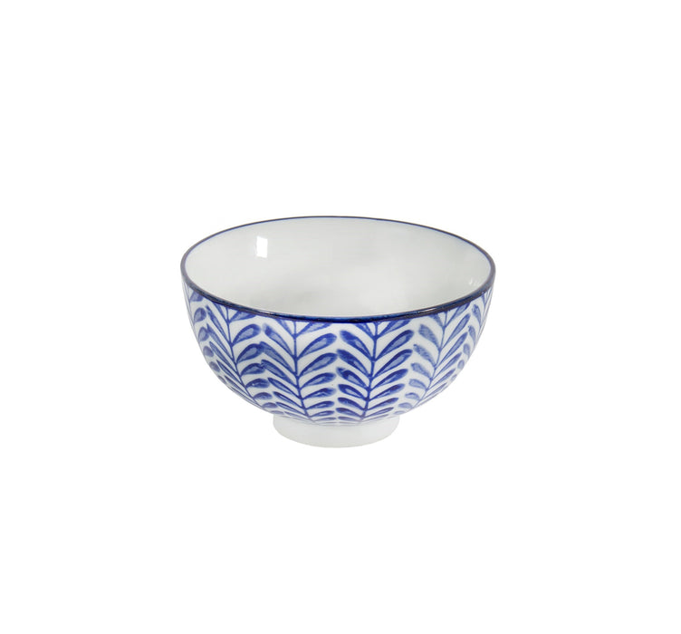 BOWL-WHITE/BLUE 4X3