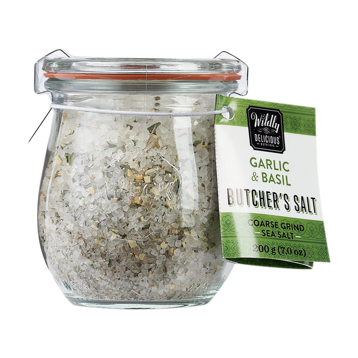 Garlic & Basil Butcher's Salt