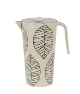 Bamboo Pitcher - Black Leaf