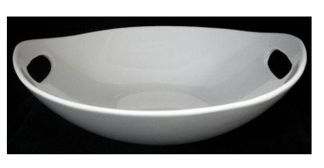 White Serving Bowl