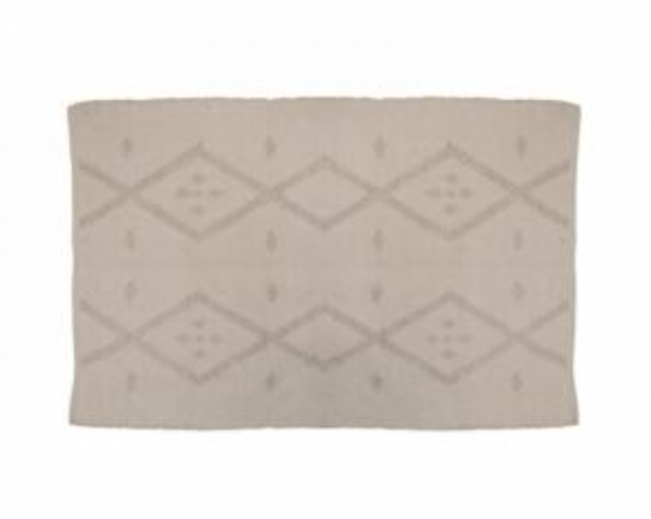 Beige carpet with loop detail