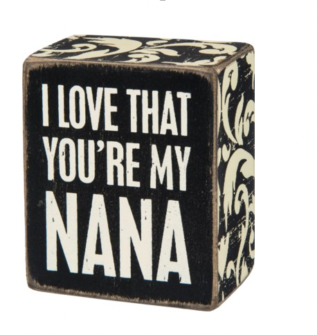 BOX SIGN - Nana