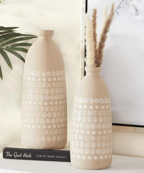 Ceramic Vases - sand