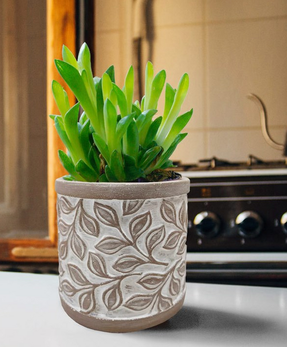 Raised Leaf Planter