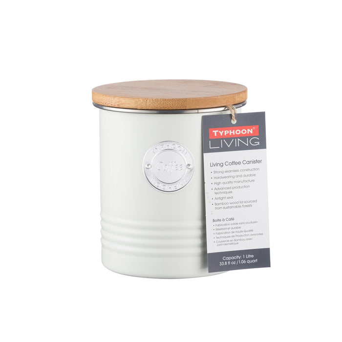 LIVING Coffee Canister 1L/1Q Cream