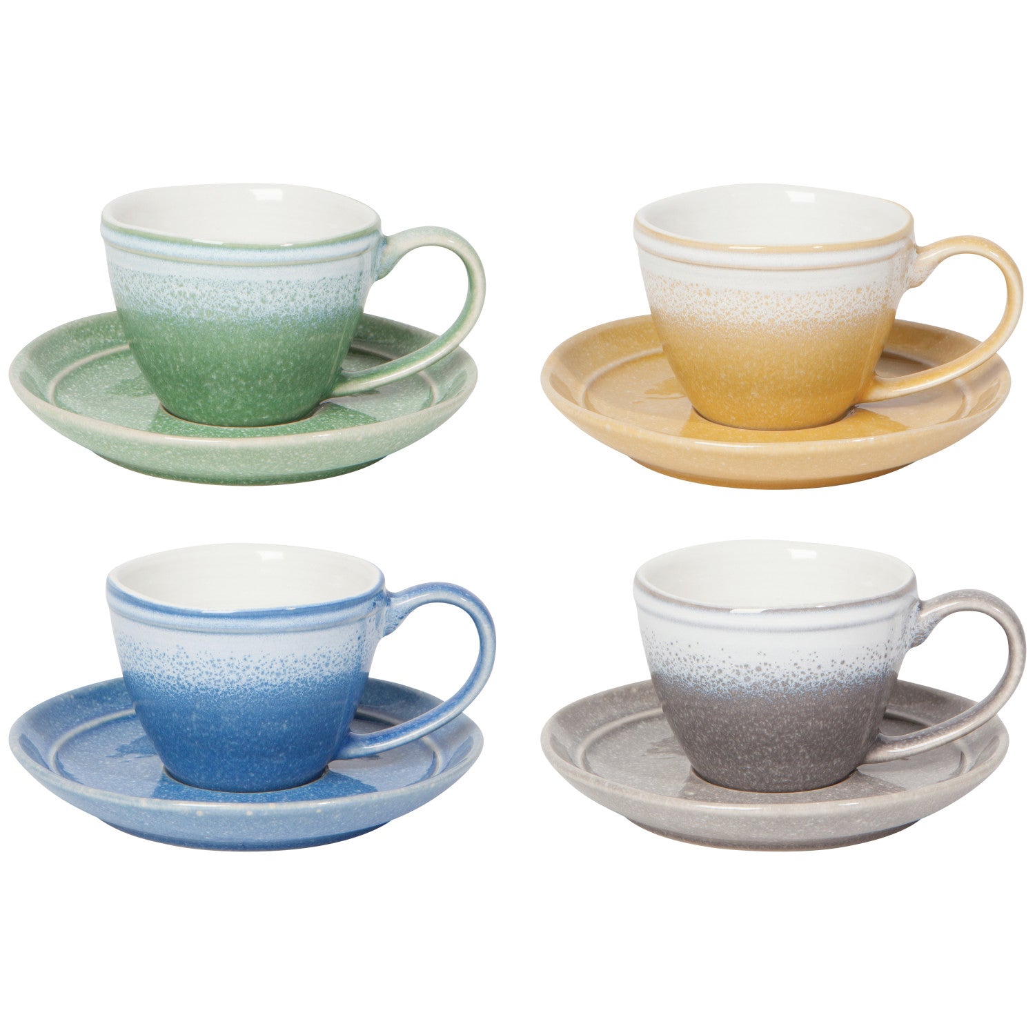 Mineral Espresso Cups and Saucers