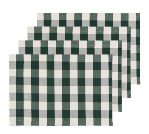 Spruce Buffalo Check Placemats