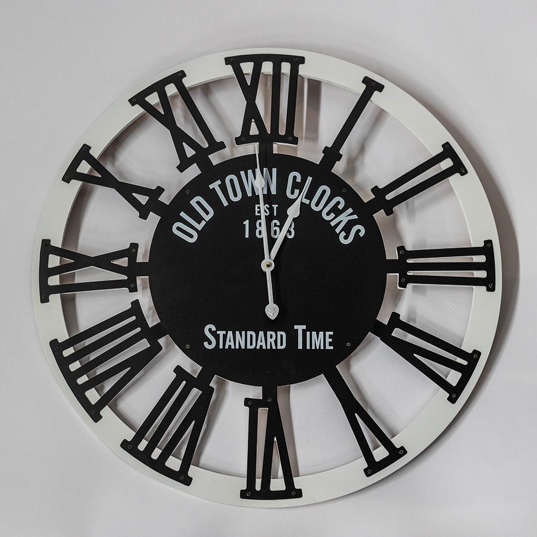 Wood/Metal Wall Clock