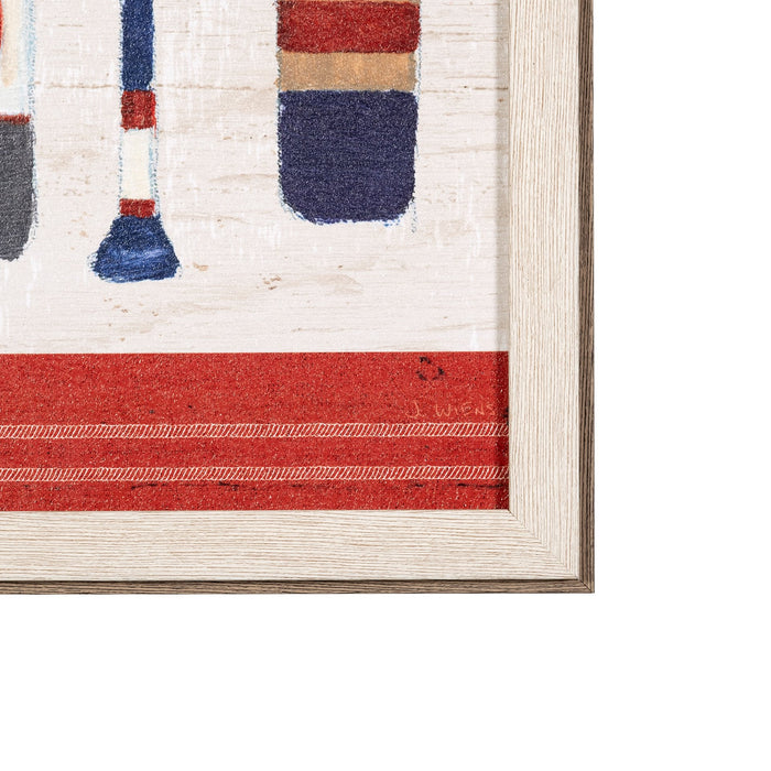 Nautique X - Paddle Painting on Wood