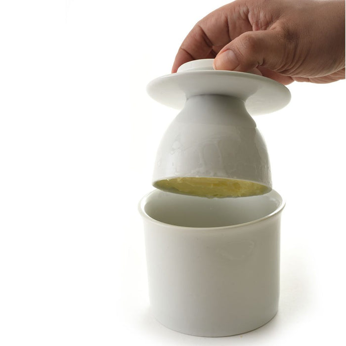 White Butter Keeper,Porcelain