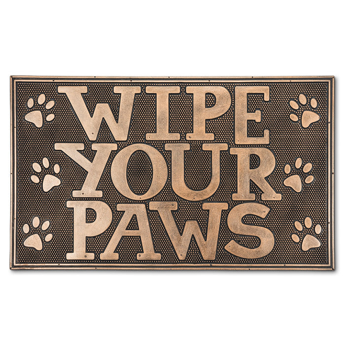 Wipe Your Paws Rubber Doormat