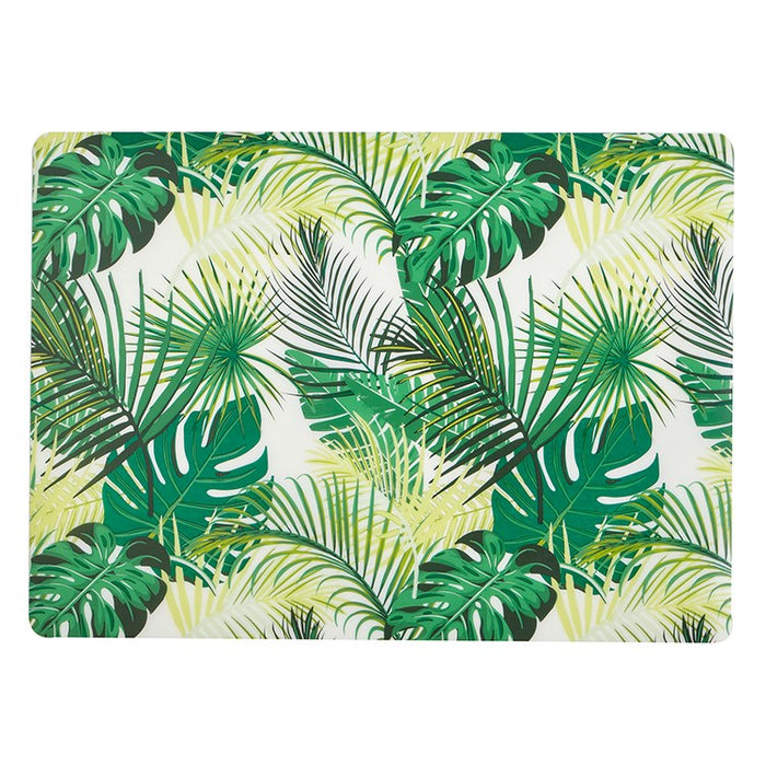 Palm Leaf Soft Touch Placemat Green