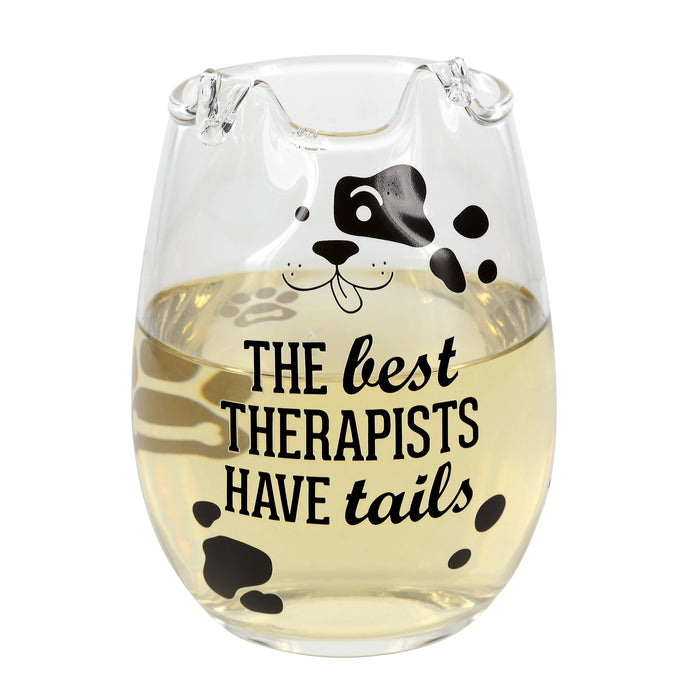 Wine Glass - Dog Therapy