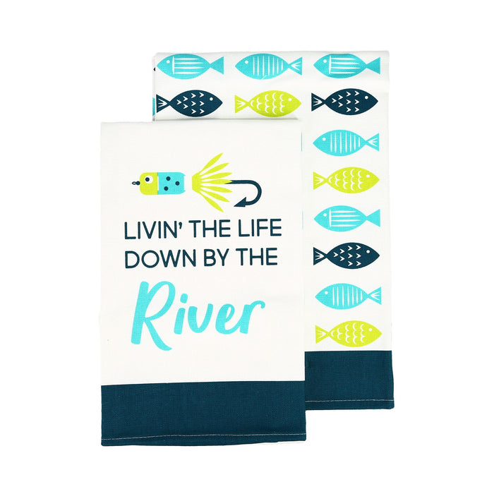 River Dish Towel