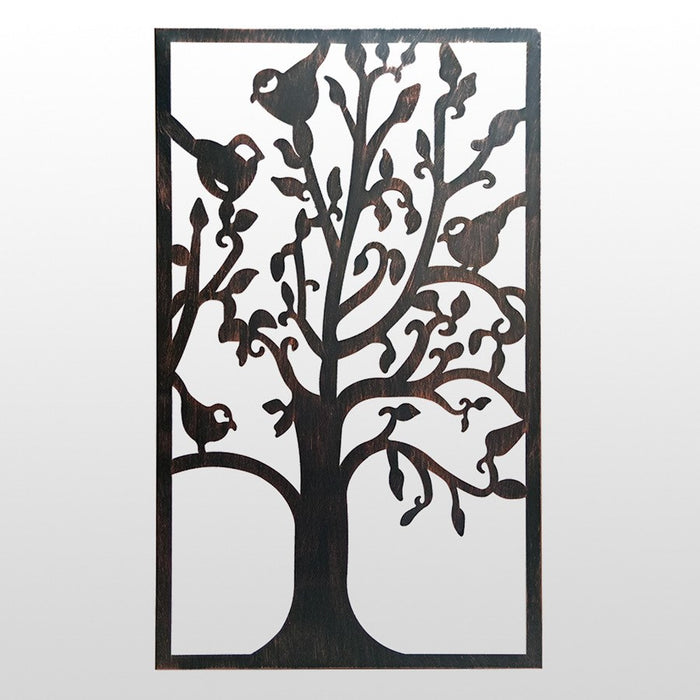 Laser Cut Wall Art - Birds on a Tree