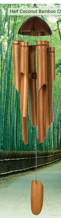 Woodstock Chimes Half Coconut Chime, Large