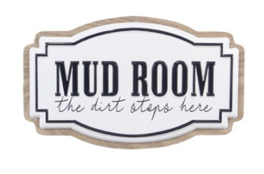 Enamel Punched Tin Mud Room