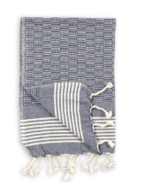 Hand Towel - Navy Textured