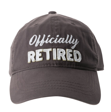 Hat -Officially Retired - Grey