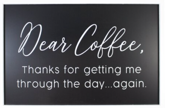 Sign - Dear Coffee