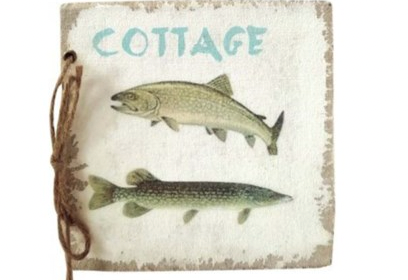 Soft Cover Journal with Fish