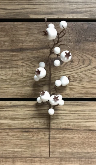 11" Outdoor WHITE Berry Pick