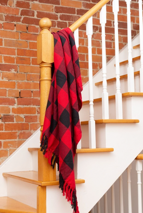 50x60 Buffalo Plaid Throw