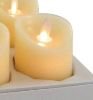 Real Wax 3" Candles with LED