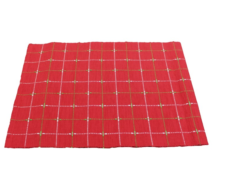 Red Holiday placemat(Set Of 4)
