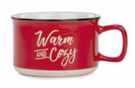 Red latté bowl - Warm&Cozy