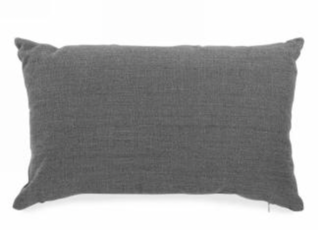 Dark Grey Cushion - 20x12