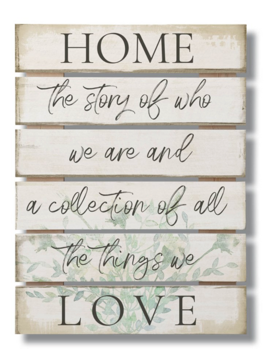 WIDE GAP SIGN-HOME/LOVE