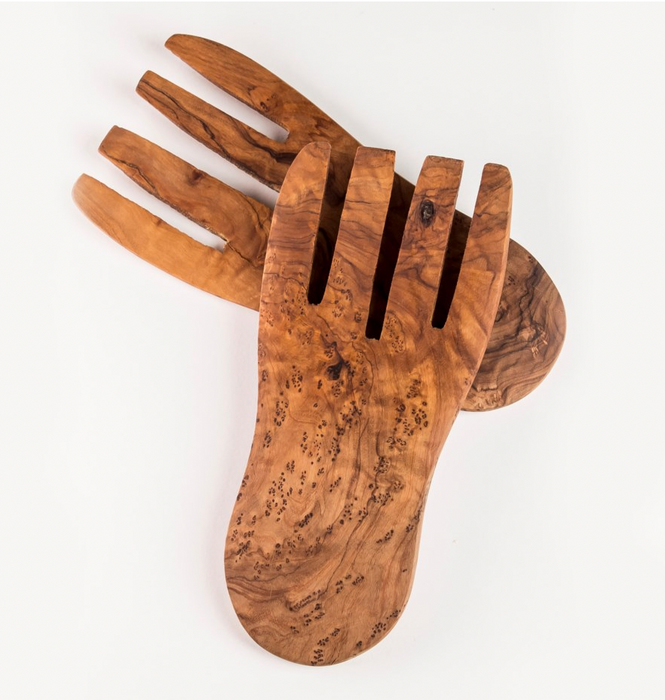 Olivewood Serving Hands 19 cm