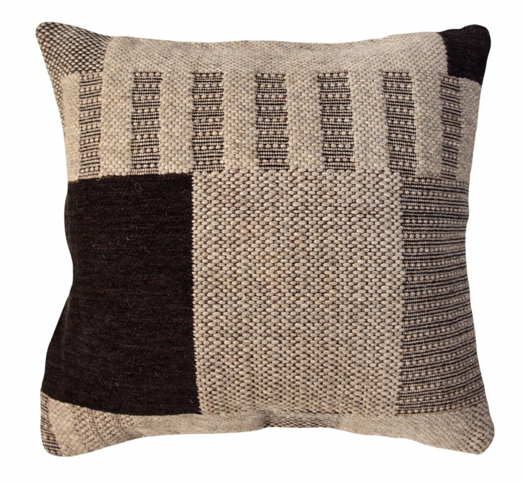 Woven Cushion, 24x24in, Grey
