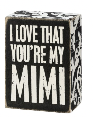 BOX SIGN - MY MIMI