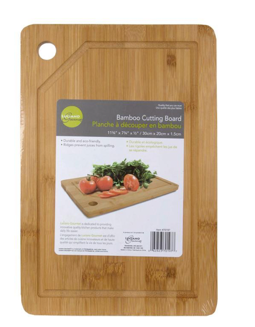 Bamboo Cutting Board 8" x12"