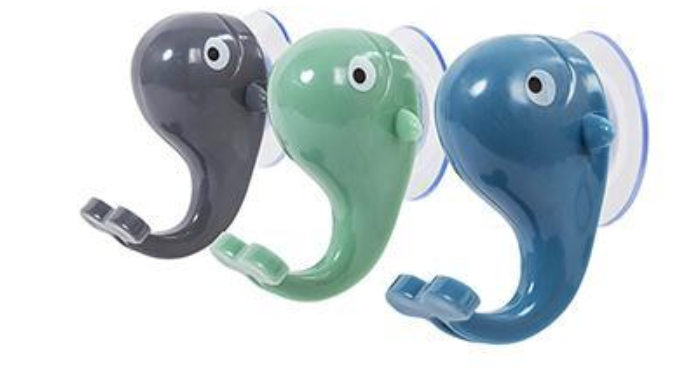 Whale Suction Cup Hook