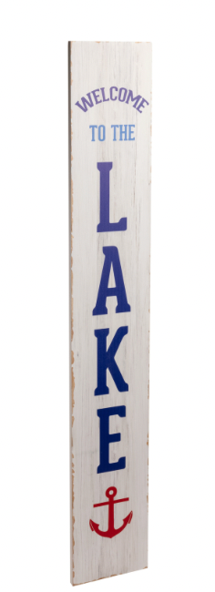 Welcome - 48" Wooden Sign