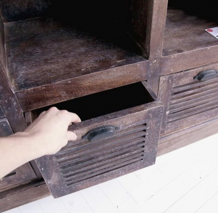 Ashton - Mango Wood Locker Cabinet