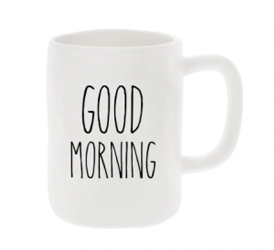 MUG, "GOOD MORNING", 18OZ