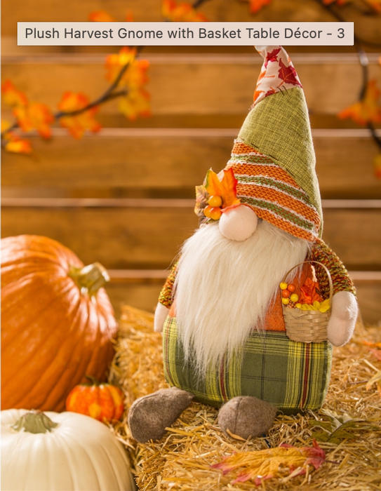 Plush Harvest Gnome