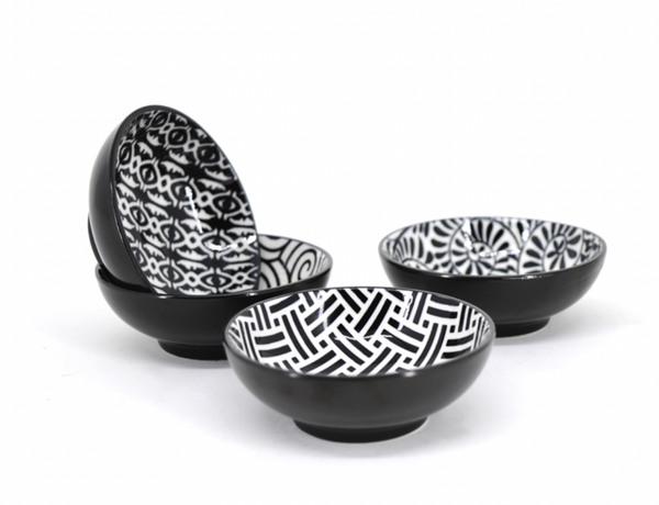 Assorted Dip Bowls -Black