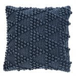 BUBBLE KNITTED NAVY PILLOW