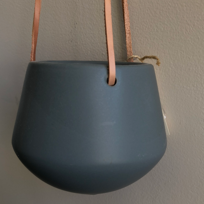 Grey Leather Hanging 5"
