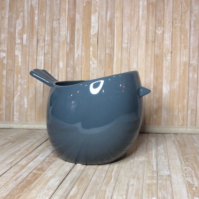 Bird Ceramic Planter - Charcoal