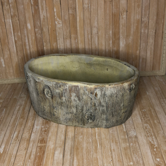 Oval Cement Planter