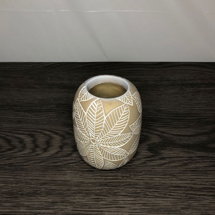Mini Resin Vase - Taupe - SM